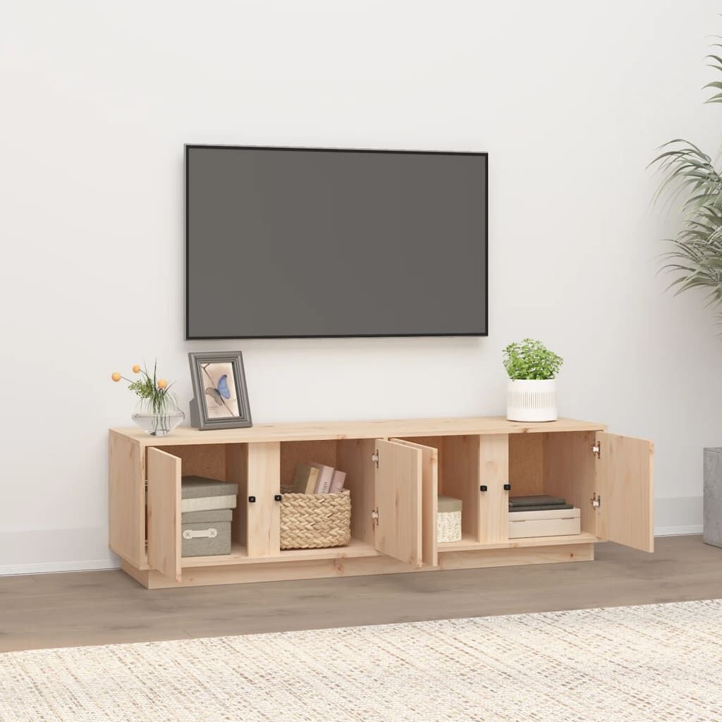 vidaXL TV-Meubel Grenenhout 140cm - 35% Korting!