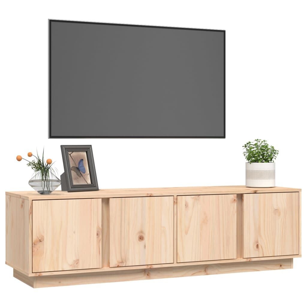 vidaXL TV-Meubel Grenenhout 140cm - 35% Korting!