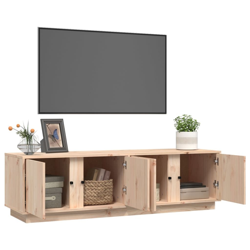 vidaXL TV-Meubel Grenenhout 140cm - 35% Korting!