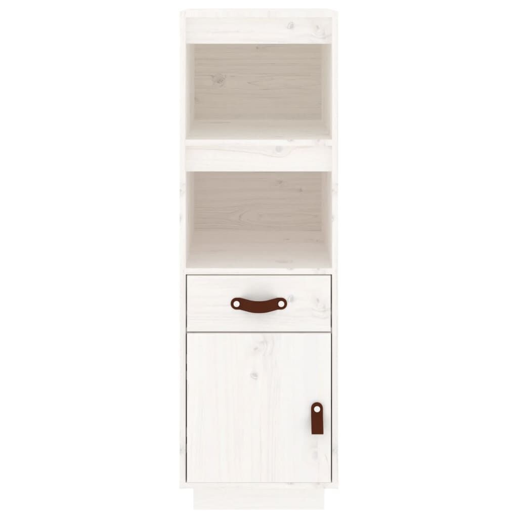 Hoge Kast Grenenhout Wit 34x40x108cm - 35% Korting!
