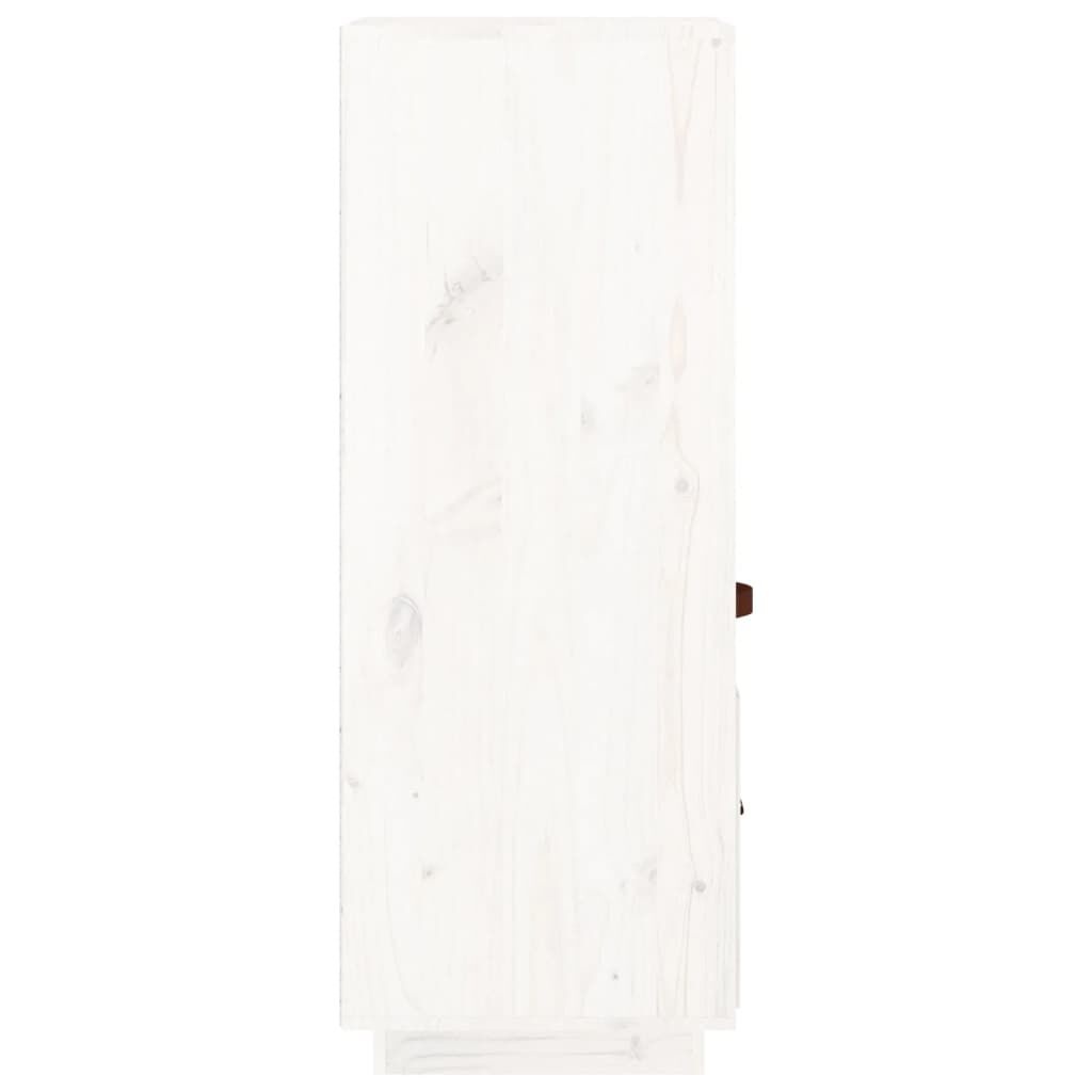 Hoge Kast Grenenhout Wit 34x40x108cm - 35% Korting!