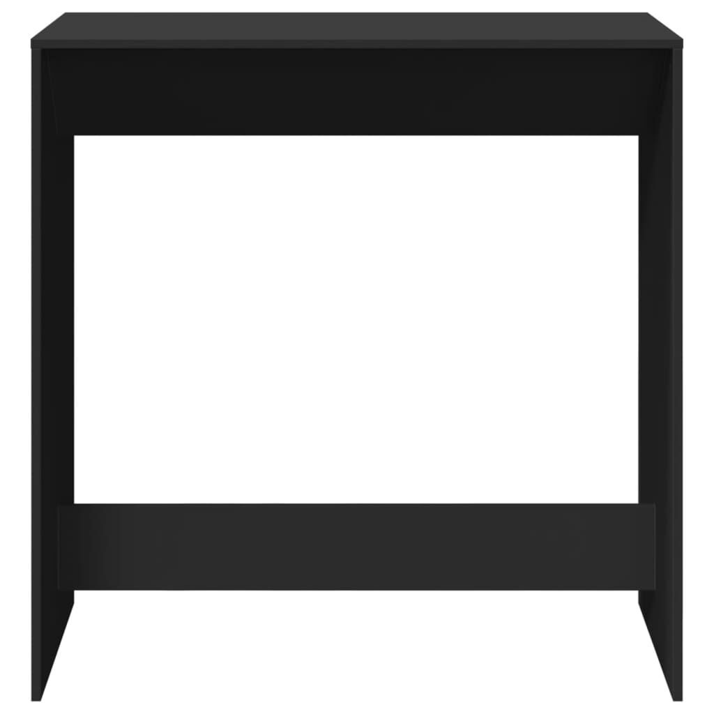 vidaXL Bartafel Zwart Hout - 102cm - 35% Korting!