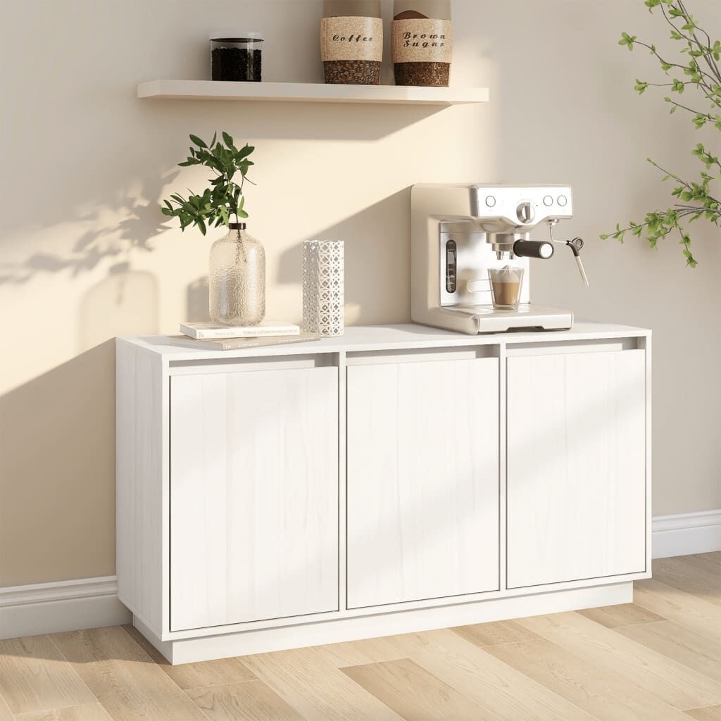 vidaXL Dressoir Grenenhout Wit - 35% Korting!