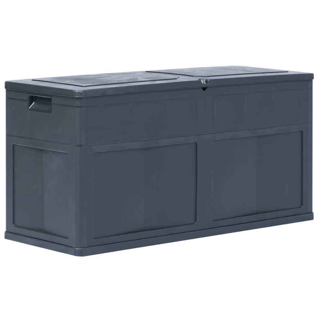 vidaXL Opbergkist 320L Zwart - 35% Korting!