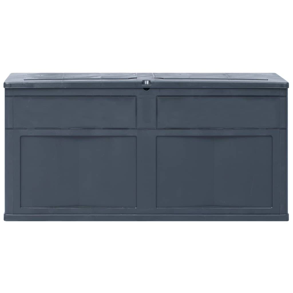 vidaXL Opbergkist 320L Zwart - 35% Korting!