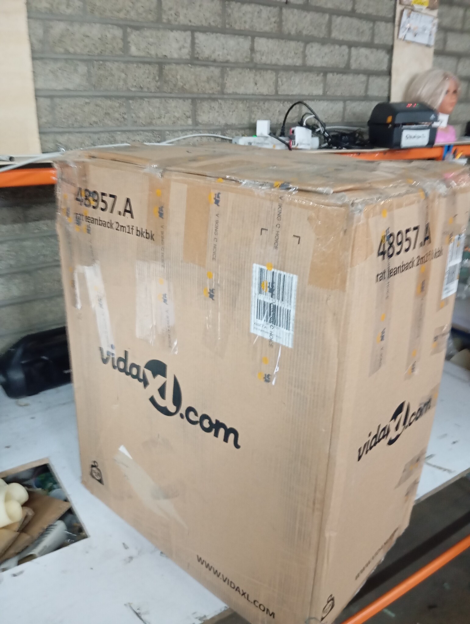 vidaXL Loungeset Zwart, 6-delig, 50% Korting!