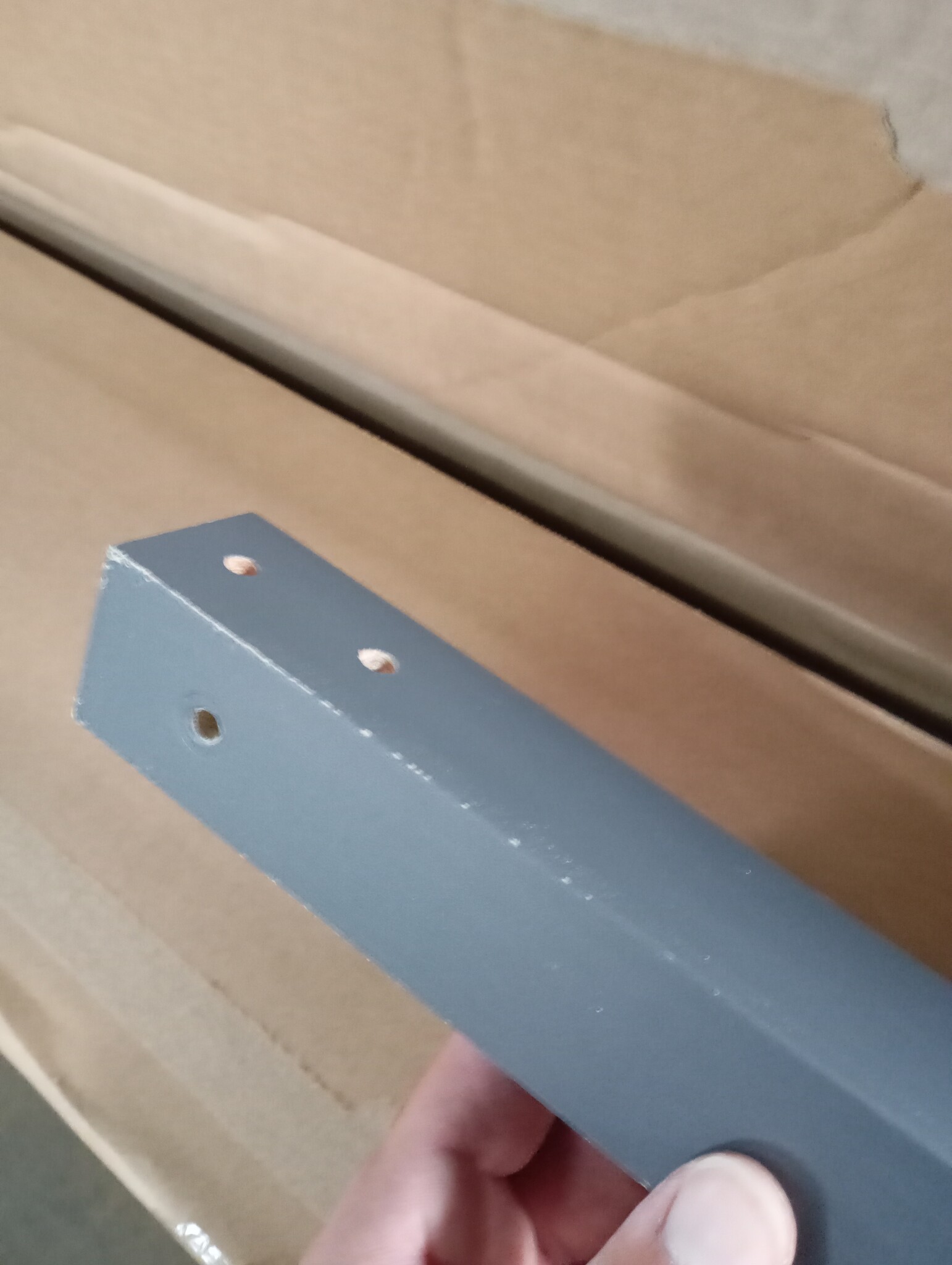 vidaXL Tuintafel Grenenhout Grijs -55% Krasjes