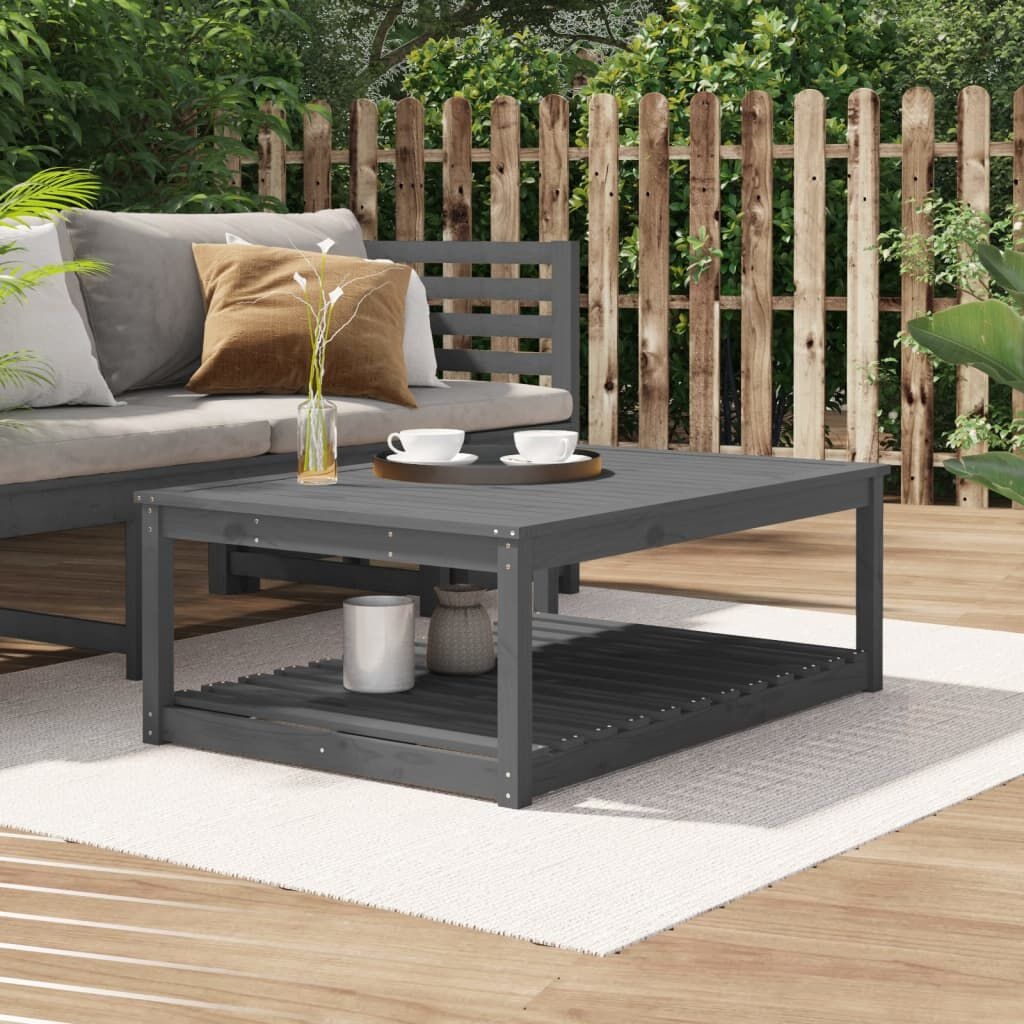 vidaXL Tuintafel Grenenhout Grijs -55% Krasjes