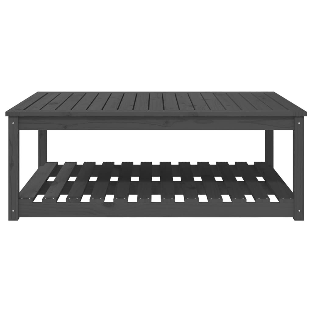 vidaXL Tuintafel Grenenhout Grijs -55% Krasjes