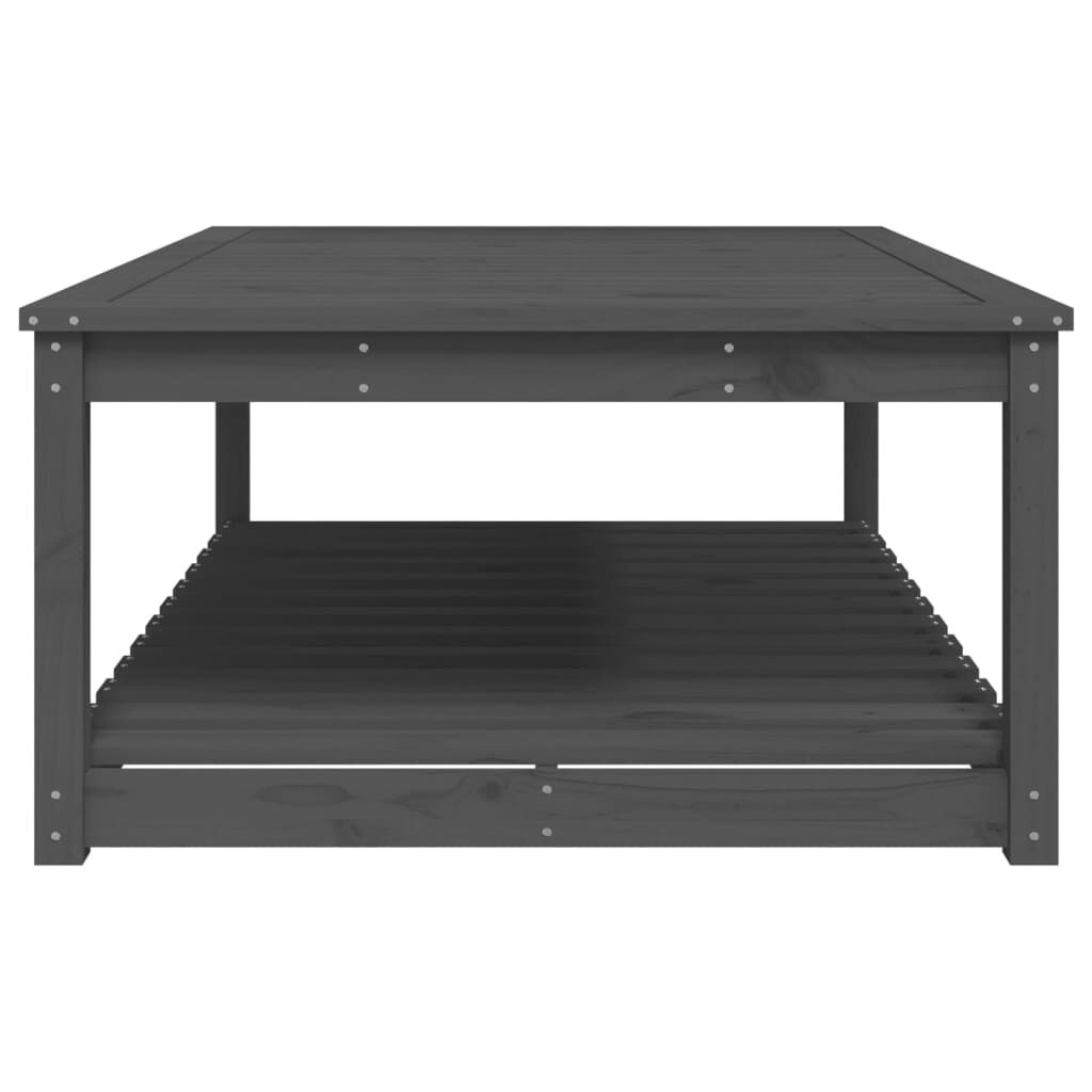 vidaXL Tuintafel Grenenhout Grijs -55% Krasjes