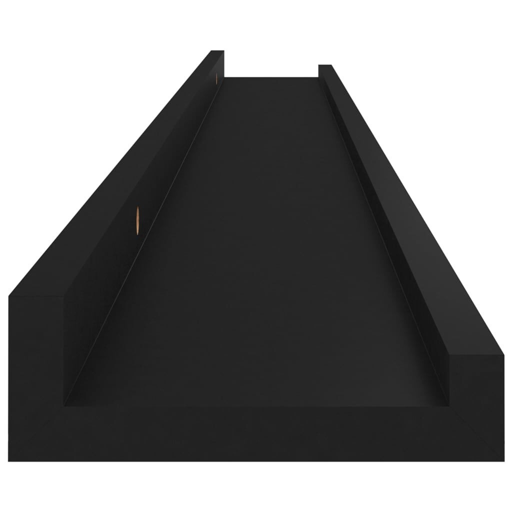VidaXL Wandschappen Zwart (2 st) - 100cm - 35% Korting!