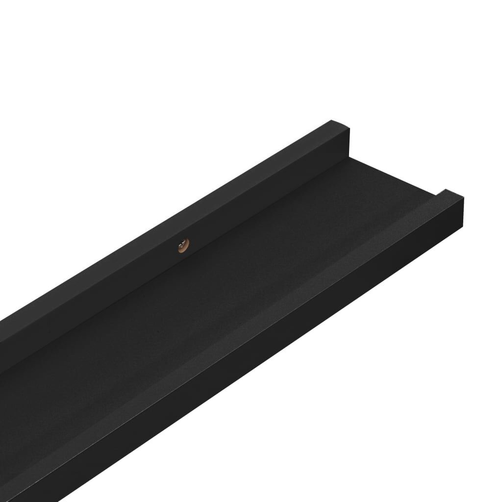 VidaXL Wandschappen Zwart (2 st) - 100cm - 35% Korting!