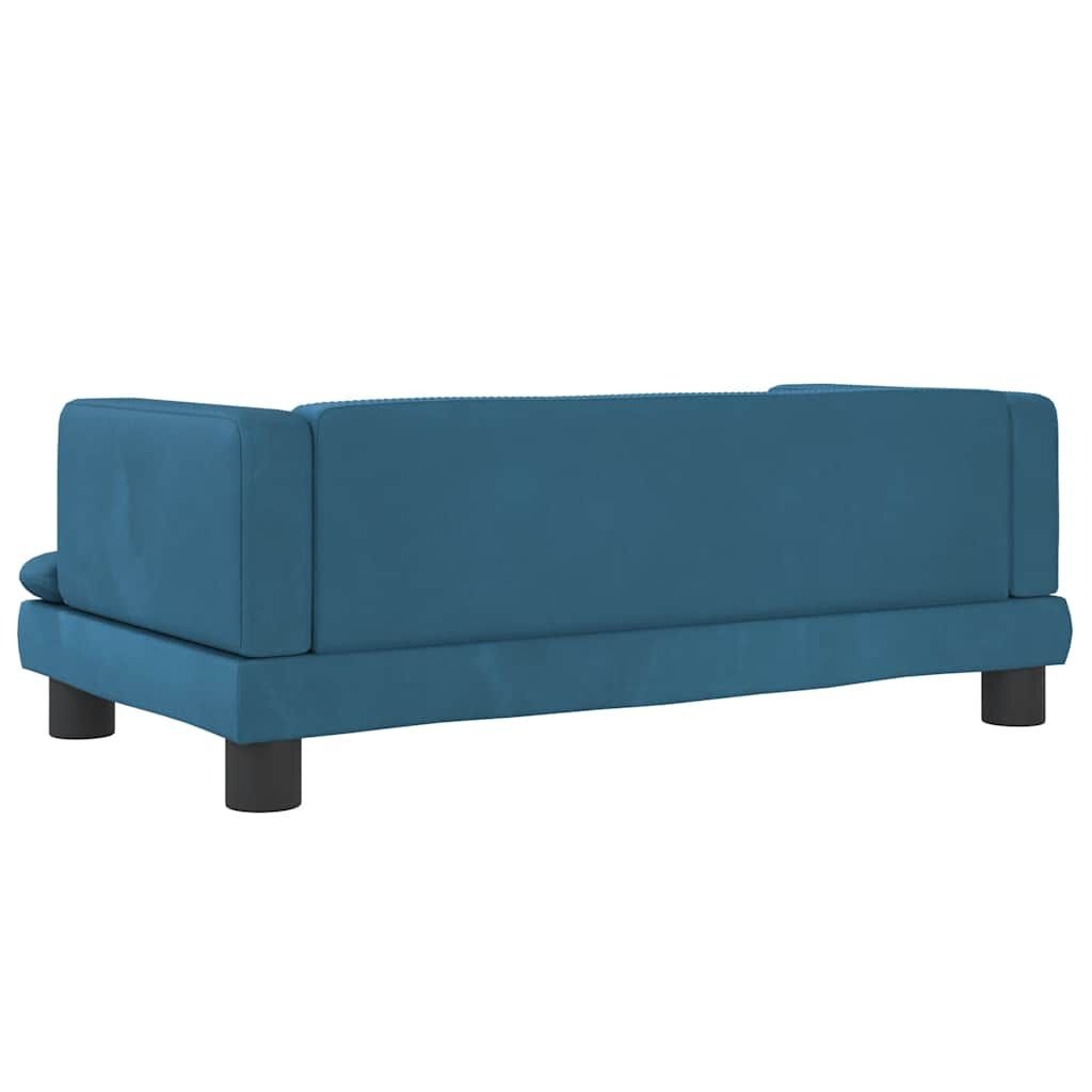 Blauwe Fluweel Hondenmand 80x45cm - 35% Korting!