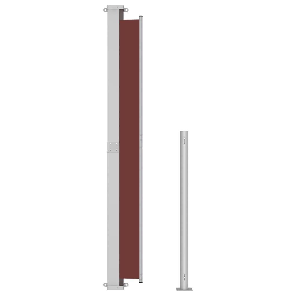 Tuinscherm uittrekbaar 200x500cm bruin - 35% KORTING!