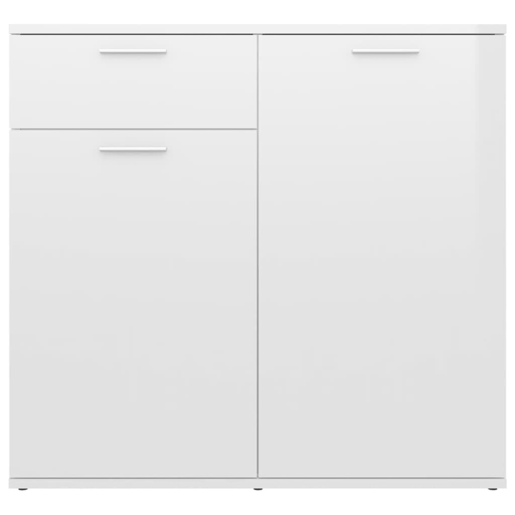Dressoir Hoogglans Wit 80cm - 35% Korting!