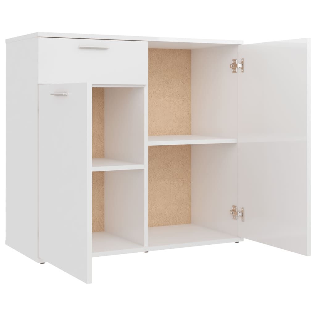 Dressoir Hoogglans Wit 80cm - 35% Korting!