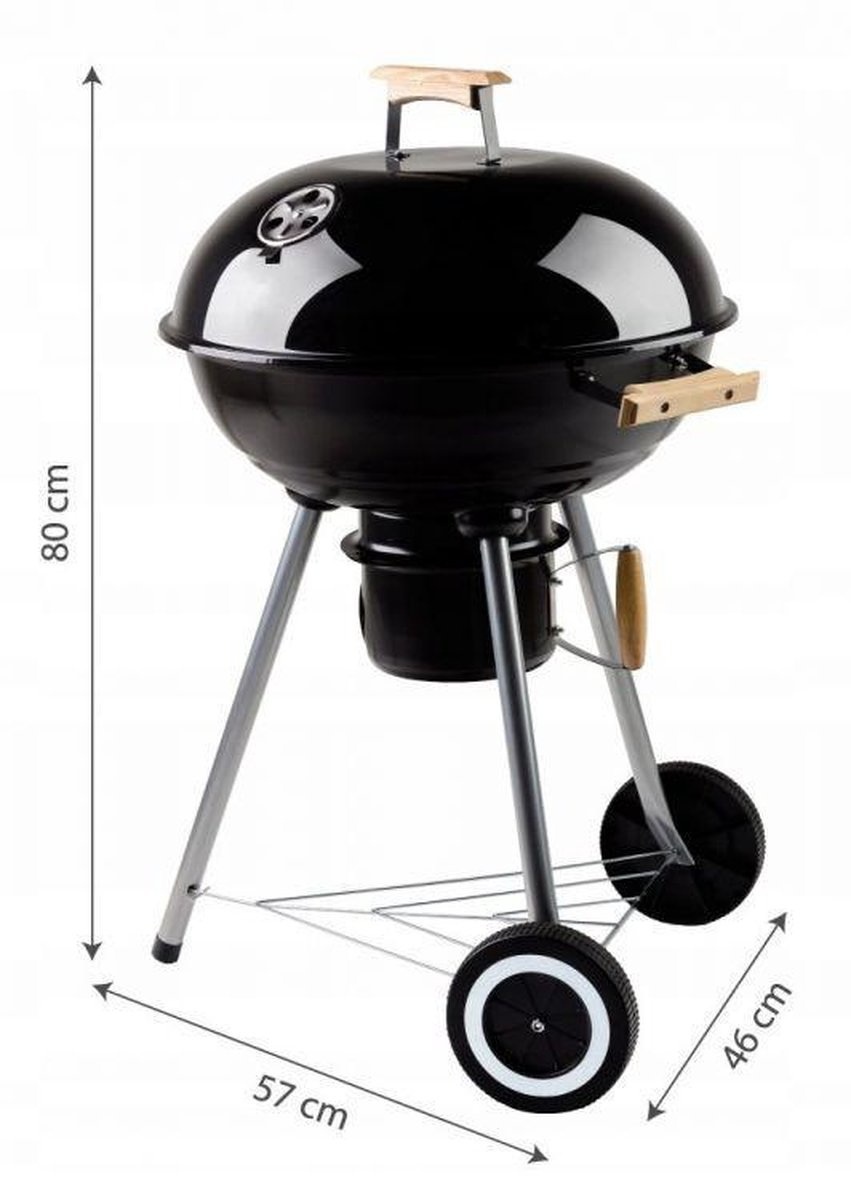 BBQ met Deksel & As-opvanger - 45% Korting! Wees Snel!