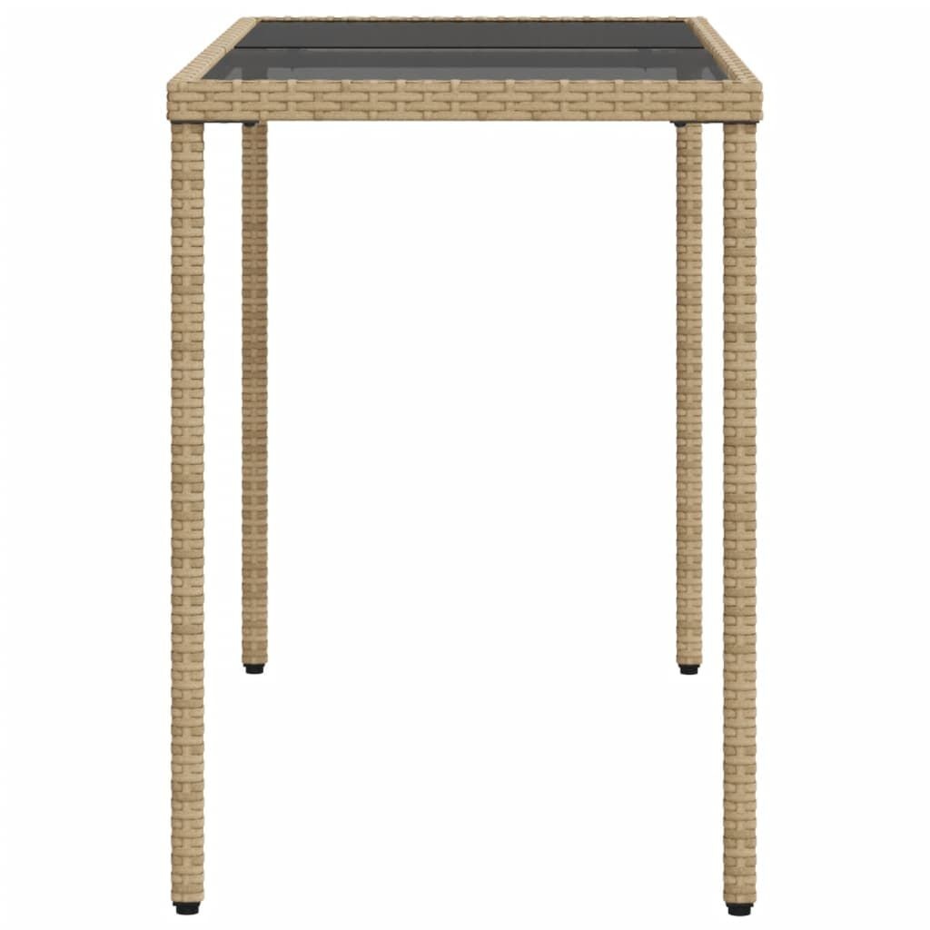 VidaXL Tuintafel Rattan Beige - 50% Korting! Krasje