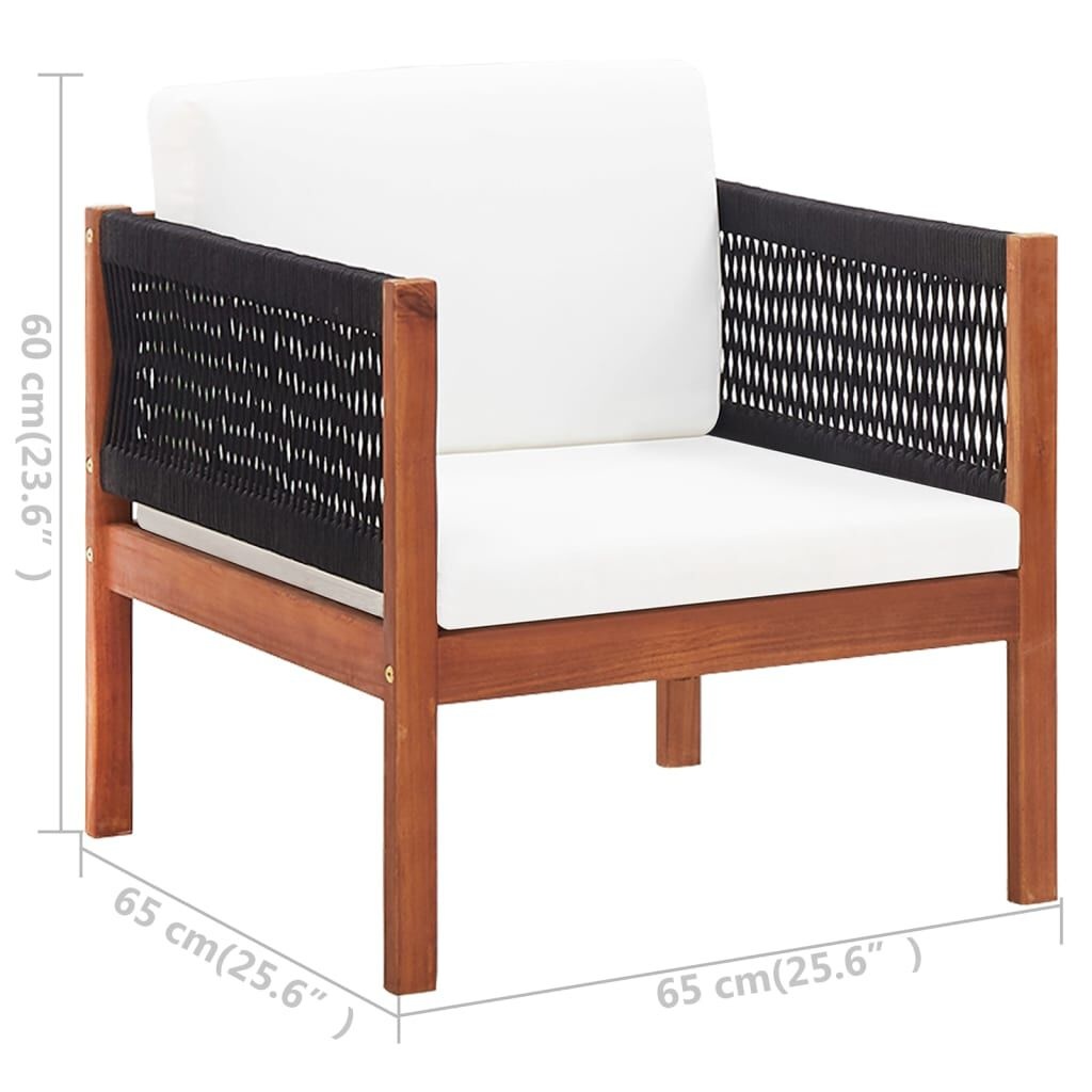 vidaXL Tuinstoelen Acaciahout (2 st) - 35% Korting!