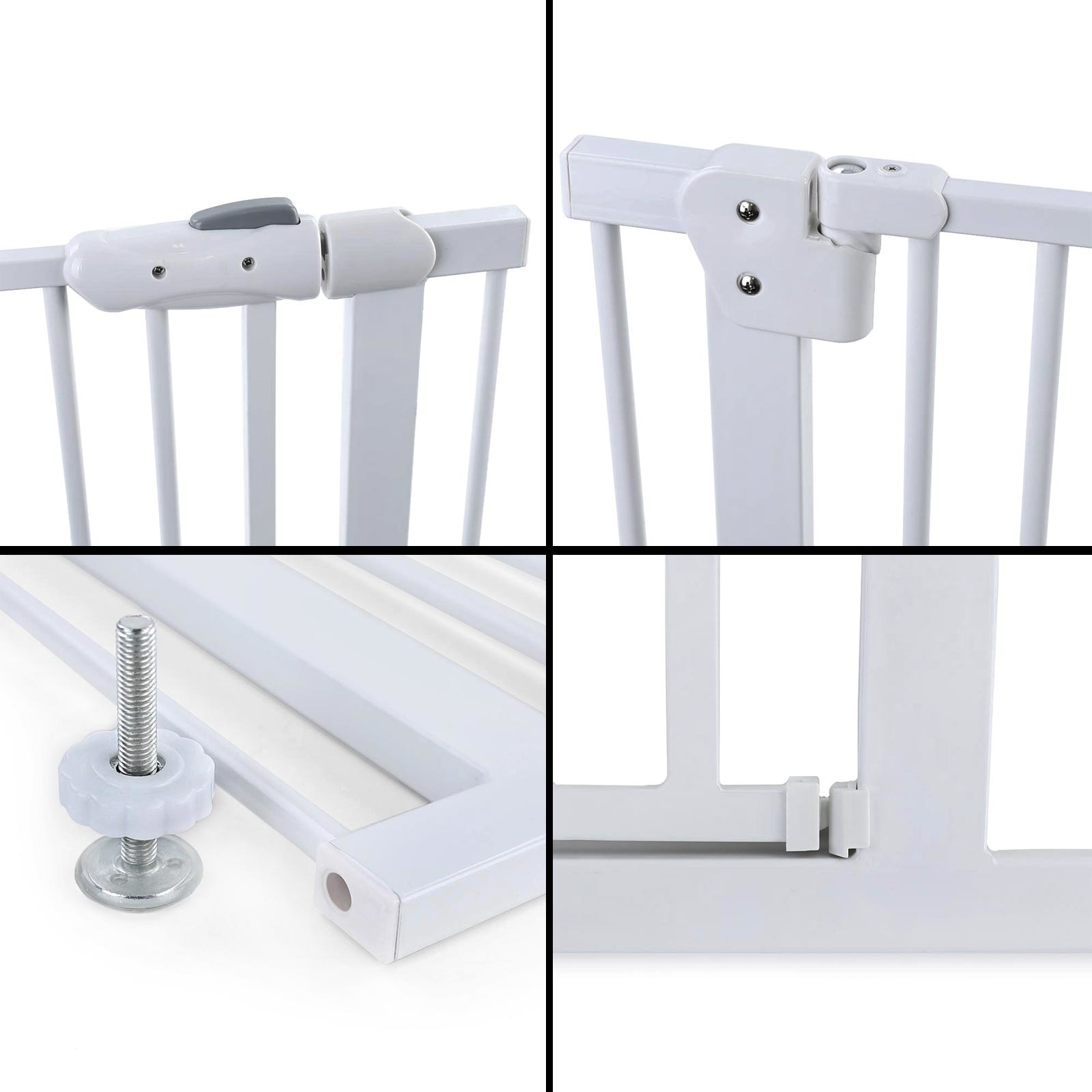 Traphek Wit 72-86cm, 120cm hoog - 55% Korting! (Scheur)