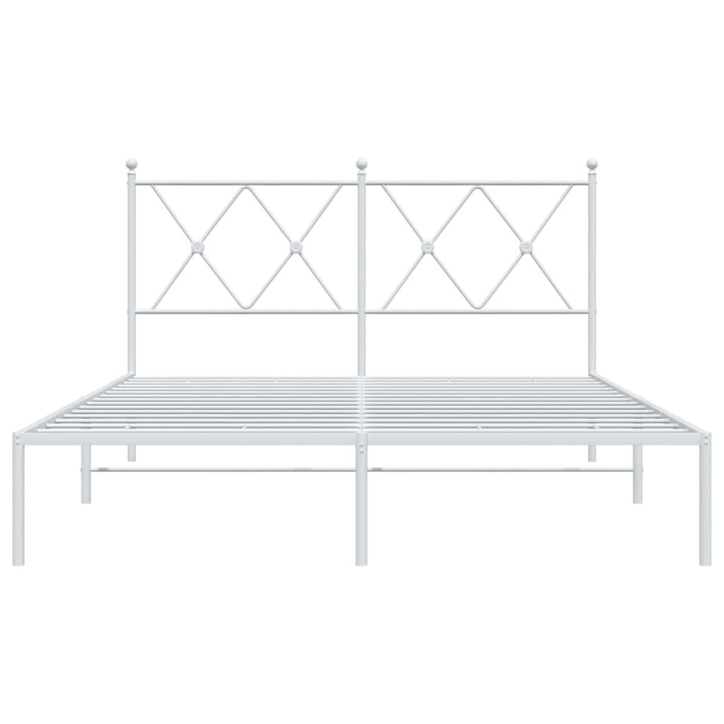 vidaXL Bedframe 140x190 Wit - 55% Korting! (Lichte Krasjes)