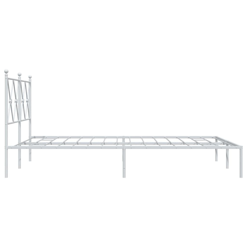 vidaXL Bedframe 140x190 Wit - 55% Korting! (Lichte Krasjes)