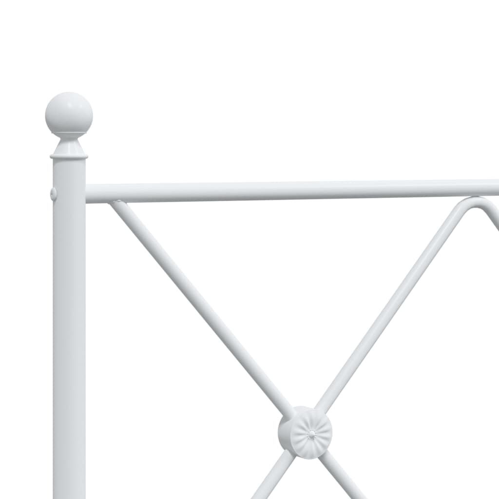 vidaXL Bedframe 140x190 Wit - 55% Korting! (Lichte Krasjes)
