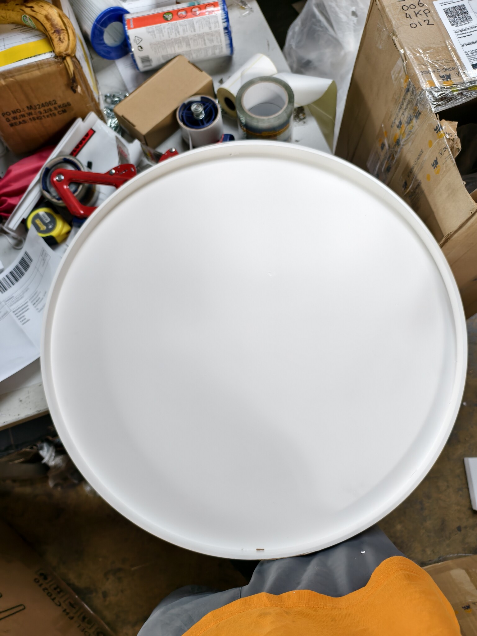 Witte Houten Salontafel 60x60 - 55% Korting! (Met Opbergruimte)