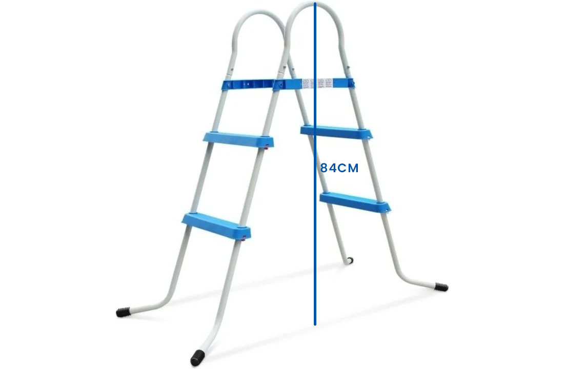 Zwembadladder 84cm - 55% Korting! Veilig & Gemakkelijk