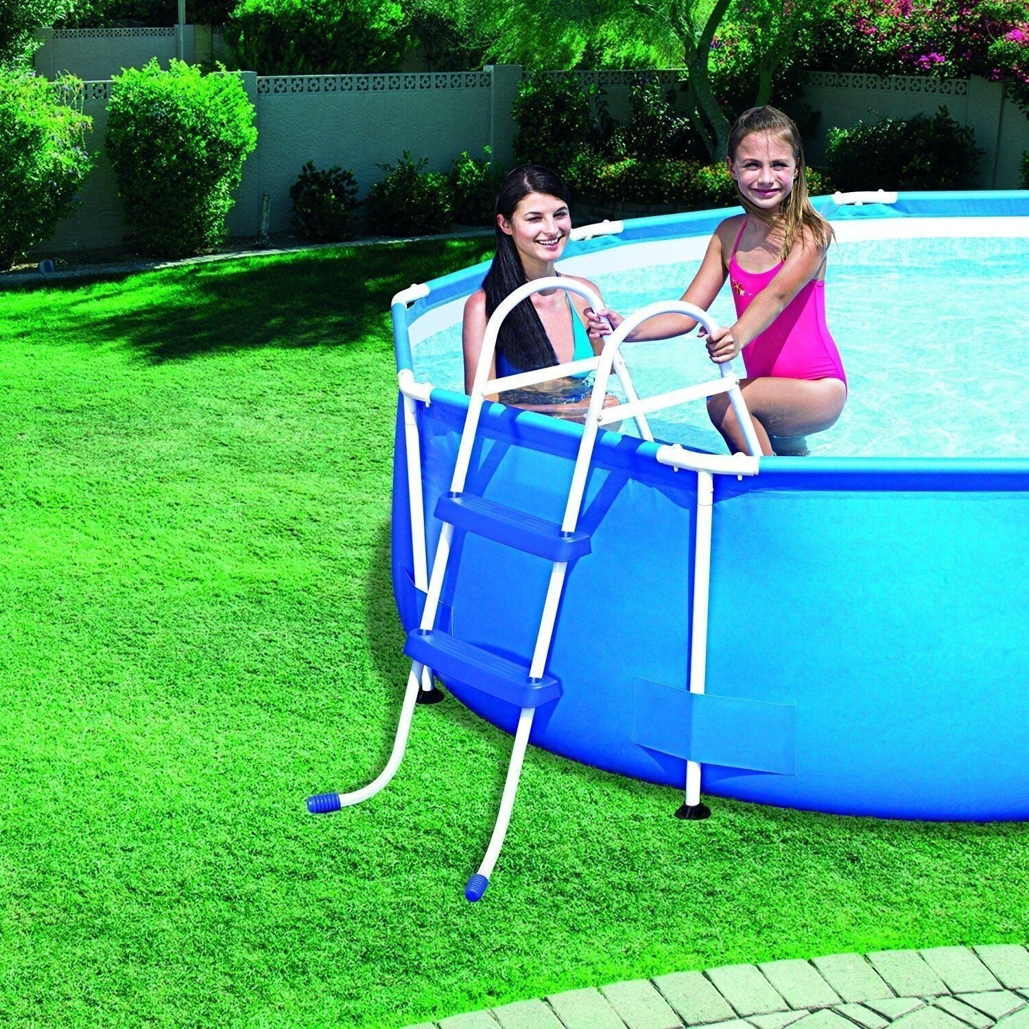 Zwembadladder 84cm - 55% Korting! Veilig & Gemakkelijk