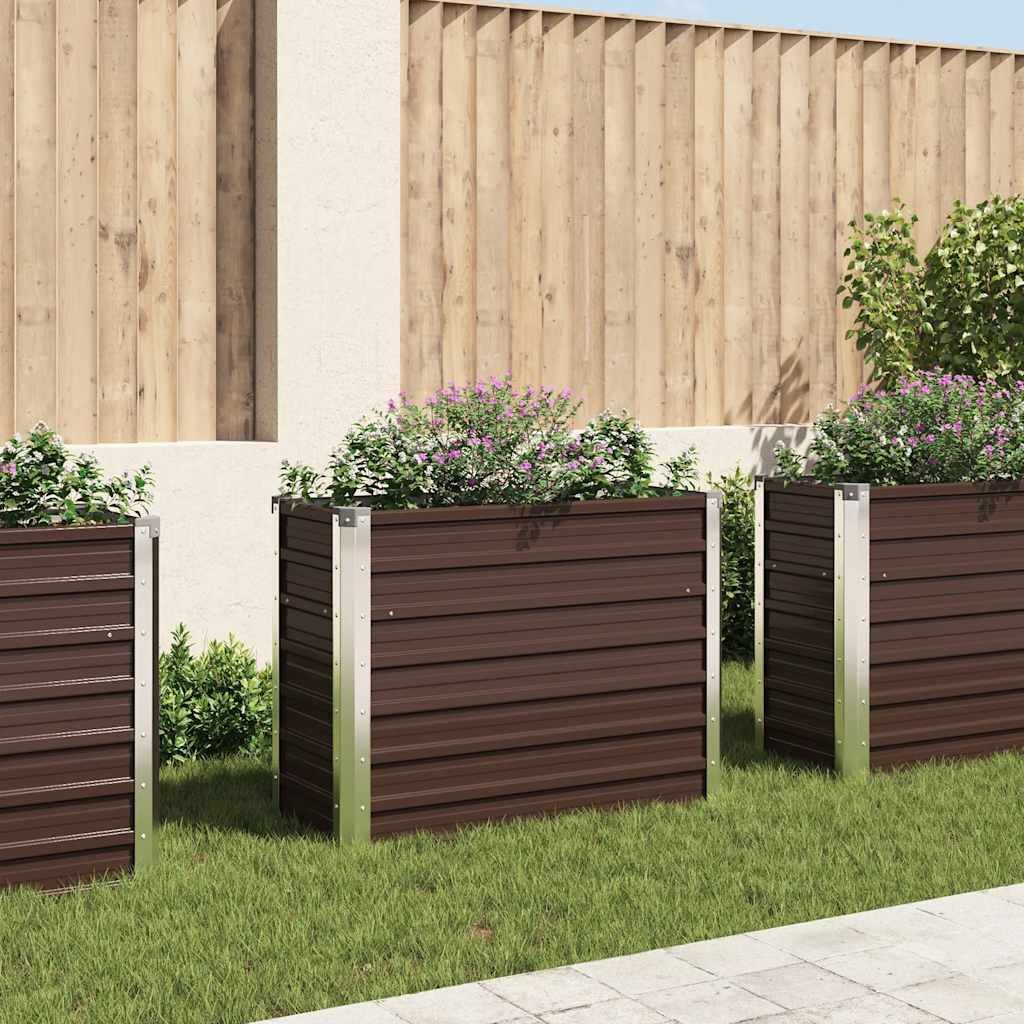 VidaXL Verhoogde Plantenbak 100x40x77cm Bruin - 35% Korting!