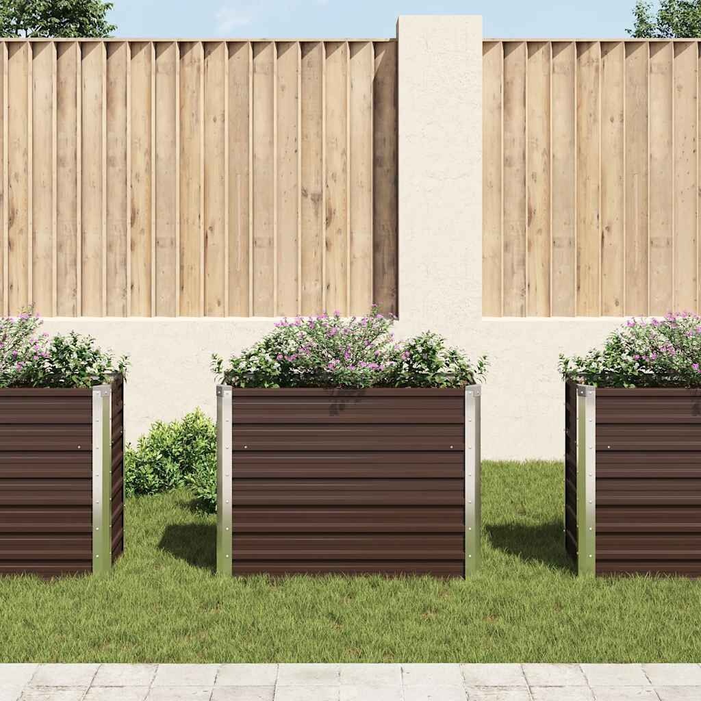 VidaXL Verhoogde Plantenbak 100x40x77cm Bruin - 35% Korting!