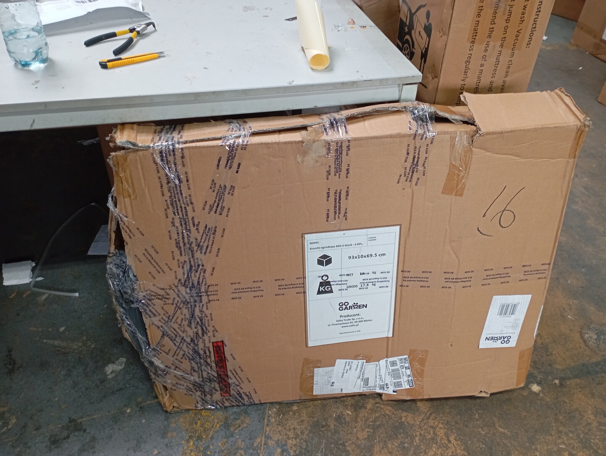 Tuinstoelen Set (4) Zwart - Stalen Frame - 45% Korting!