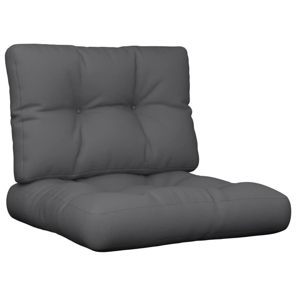 VidaXL Palletkussens Antraciet - Set van 2 - 35% Korting!