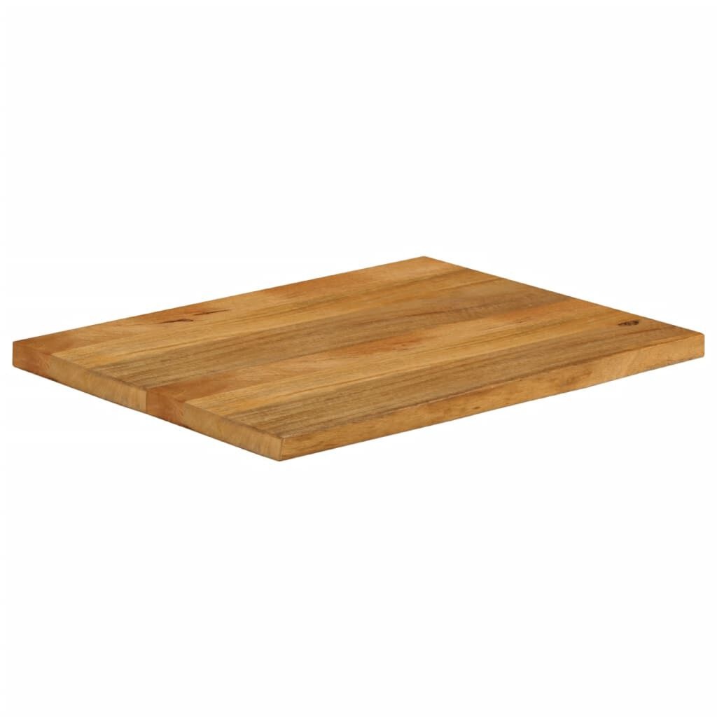 Massief Mango Tafelblad 80x60cm - Natuurlijke Rand - 35% Korting!