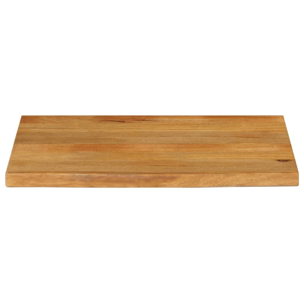 Massief Mango Tafelblad 80x60cm - Natuurlijke Rand - 35% Korting!