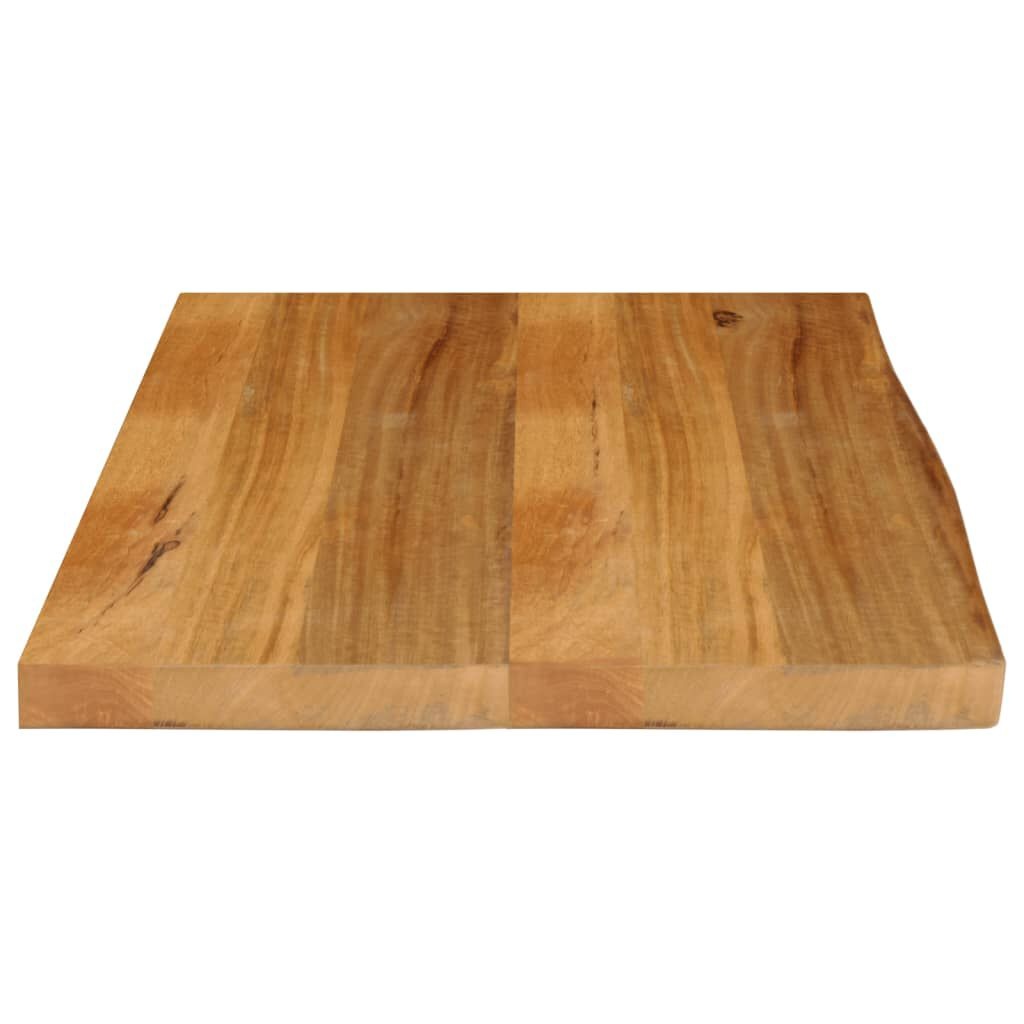 Massief Mango Tafelblad 80x60cm - Natuurlijke Rand - 35% Korting!