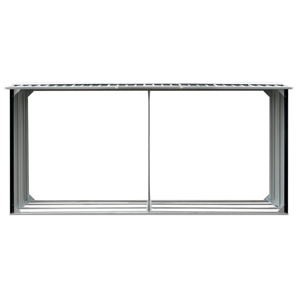 vidaXL Haardhoutschuur 330cm Antraciet -35% Korting!