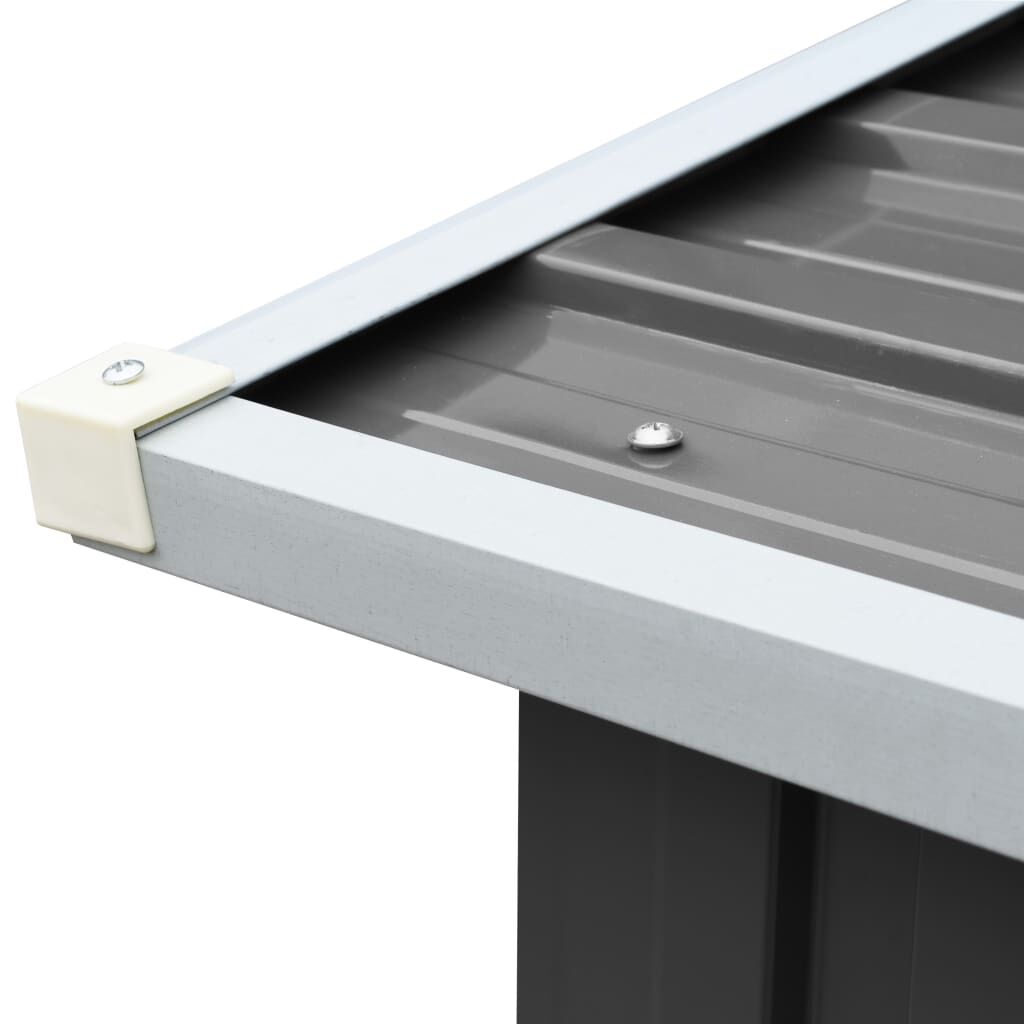 vidaXL Haardhoutschuur 330cm Antraciet -35% Korting!