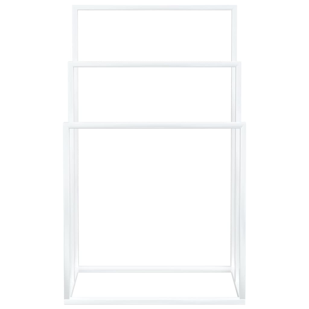 vidaXL Handdoekenrek Wit - Licht Beschadigd - 35% Korting!