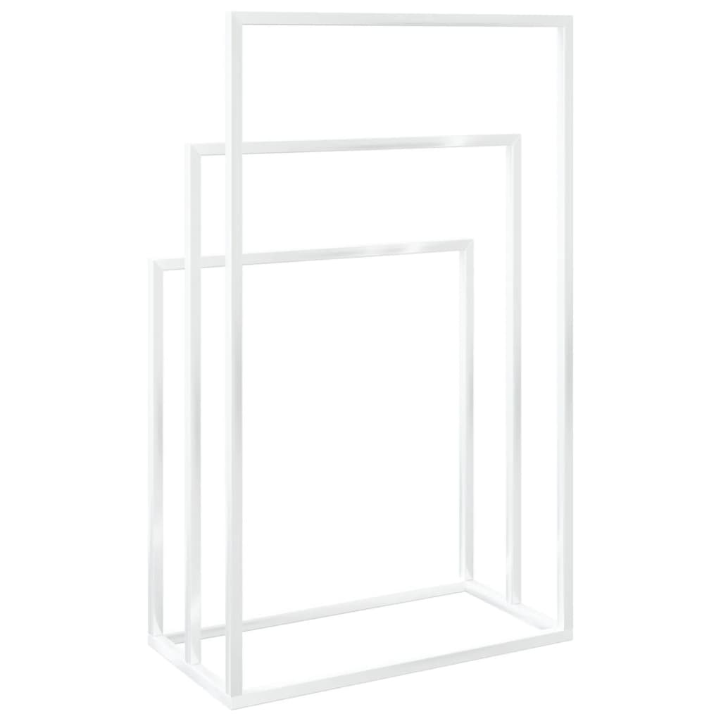 vidaXL Handdoekenrek Wit - Licht Beschadigd - 35% Korting!