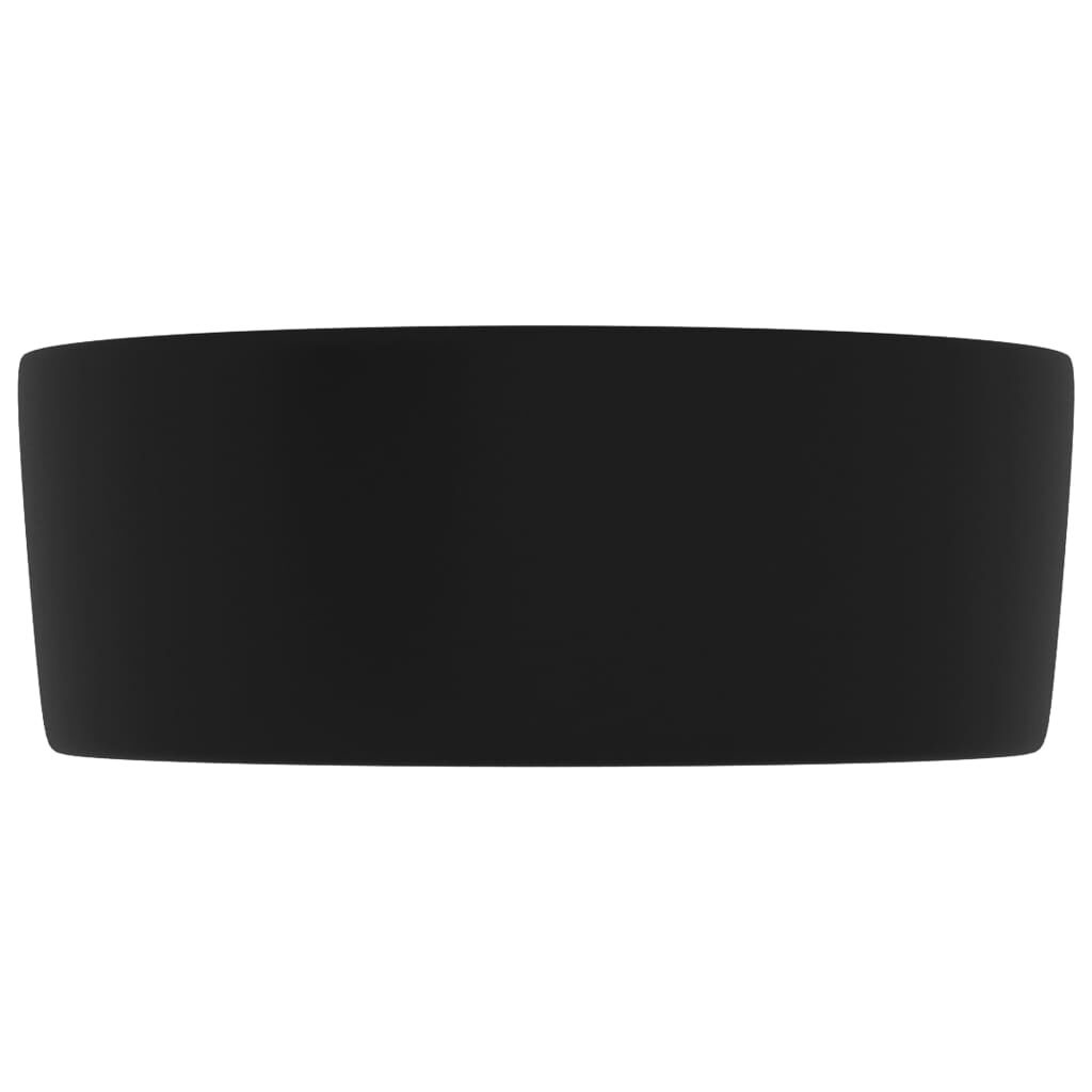 vidaXL Wastafel Mat Zwart 40cm - Topdeal! 35% Korting