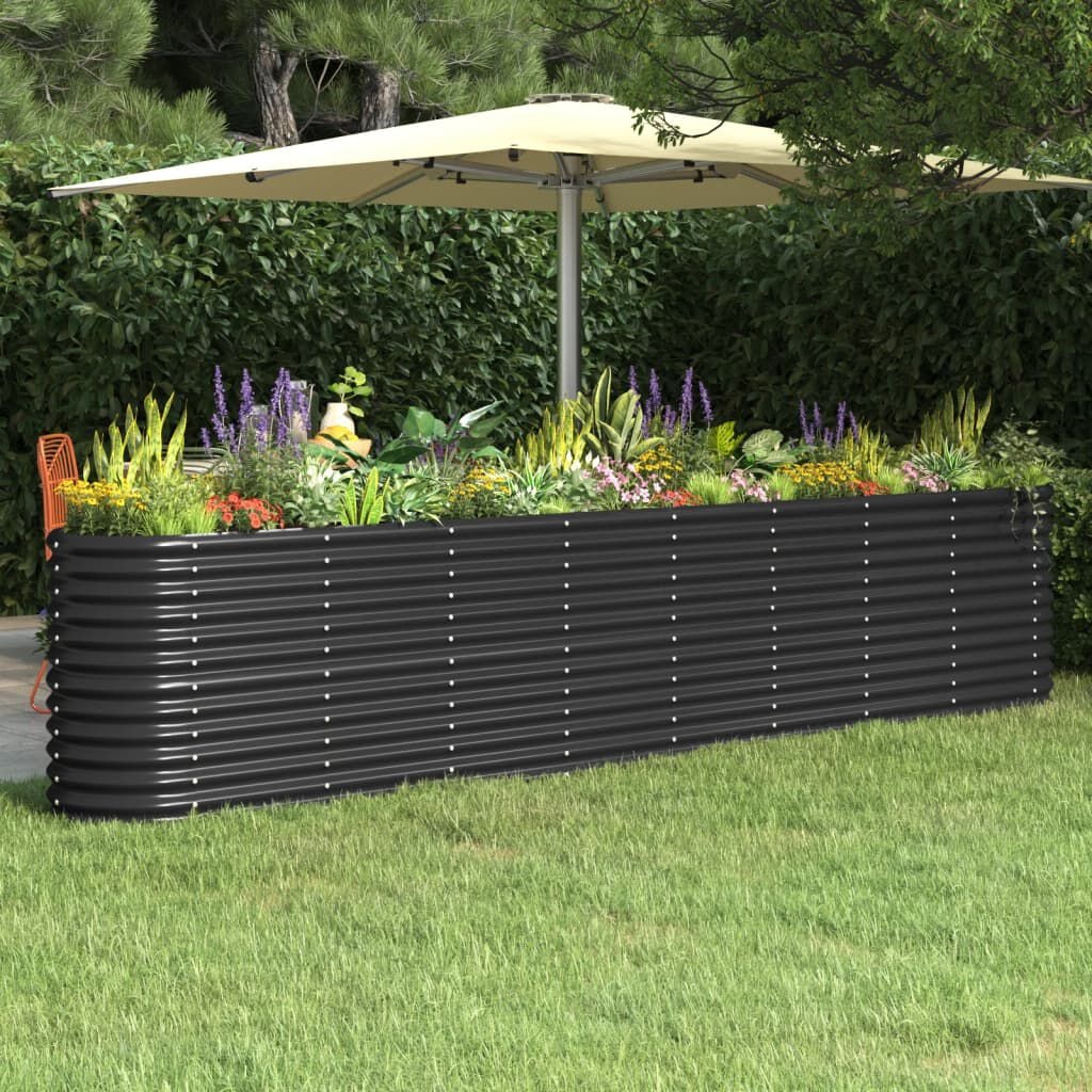 VidaXL Plantenbak Antraciet 332cm - 35% Korting!