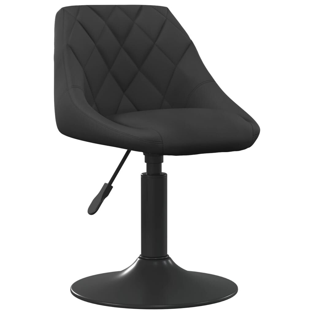 Draaibare Eetkamerstoelen (4 st) Zwart Fluweel -35%