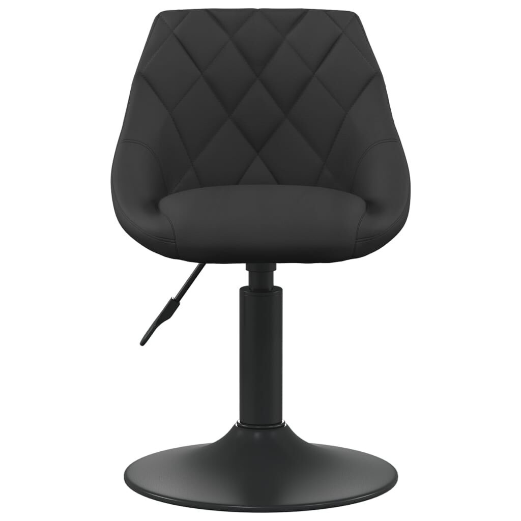 Draaibare Eetkamerstoelen (4 st) Zwart Fluweel -35%