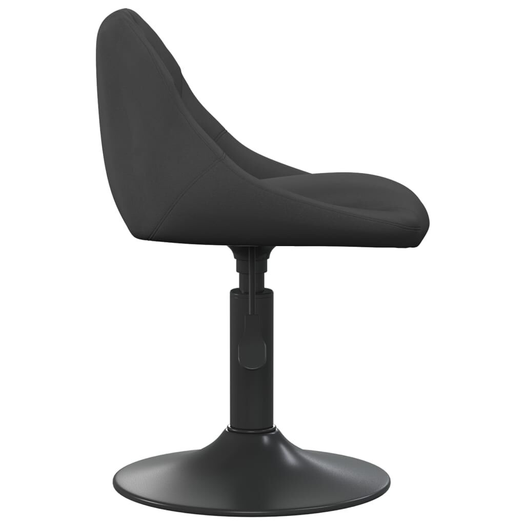 Draaibare Eetkamerstoelen (4 st) Zwart Fluweel -35%