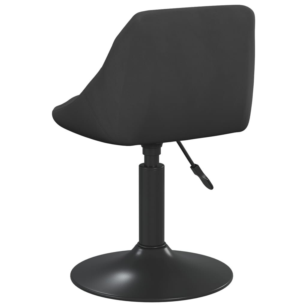 Draaibare Eetkamerstoelen (4 st) Zwart Fluweel -35%