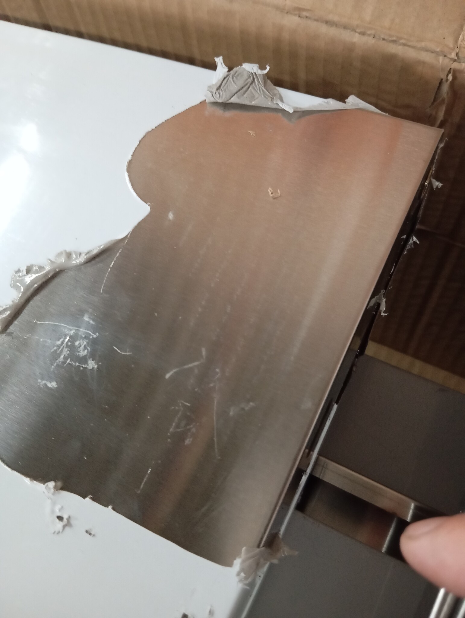 Werktafel RVS 120cm - 50% Korting! (Lichte Schade)