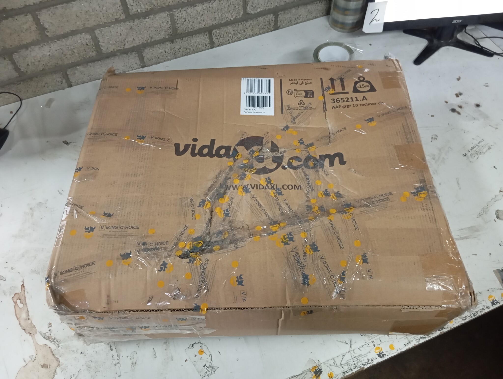 VidaXL Tuinstoel Grijs Verstelbaar + Kussens - 45% Korting!