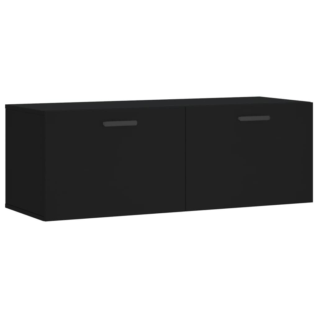 Wandkast Zwart 100cm - 55% Korting! Krasjes, Topdeal!